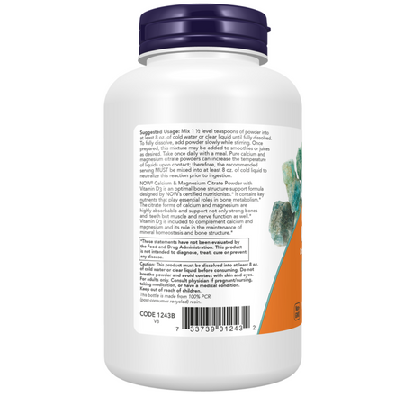 Now Foods Calcium & Magnesium Powder 227 g