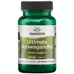 Swanson Ashwagandha KSM-66 250 mg 60 kapsúl