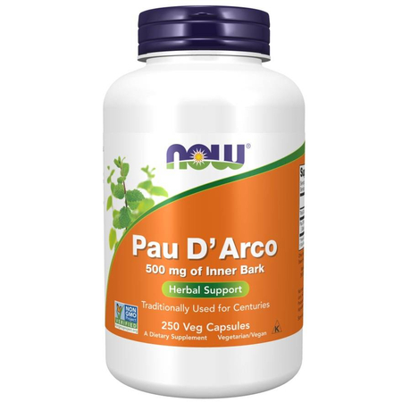 Now Foods Pau d'Arco 500 mg 250 kapsúl