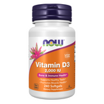 Now Foods Vitamín D3 2000 iu 240 kapsúl