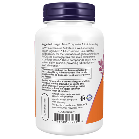 Now Foods Glucosamine Sulfate 750 mg 240 kapsúl