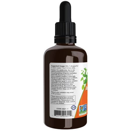 Now Foods Ashwagandha Extract Liquid 59 ml kapky