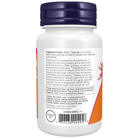 Now Foods Methyl B-12 1000 mcg 100 tabliet