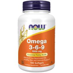Now Foods Omega 3-6-9 1000 mg 100 kapsúl