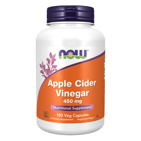 Now Foods  Apple Cider Vinegar 450 mg 180 kapsúl