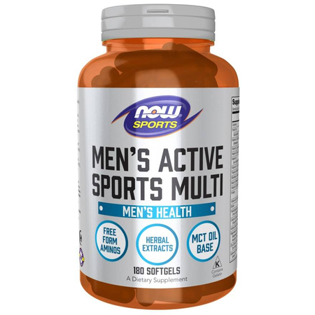 Now Foods Men's Active Sports Multi 180 kapsúl