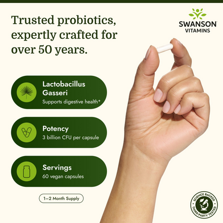 Swanson Probiotikum Lactobacillus Gasseri 60 kapsúl