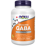 Now Foods GABA Orange Flavor Chewable 90 tabliet