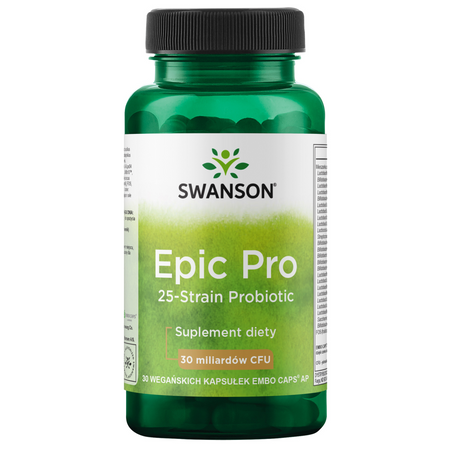 Swanson Epic Pro 25-Strain Probiotic 30 kapsúl