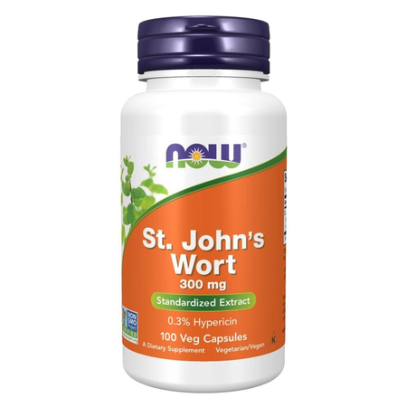 Now Foods Ľubovník (St. John's Wort) 300 mg Extract 100 veg kapsúl