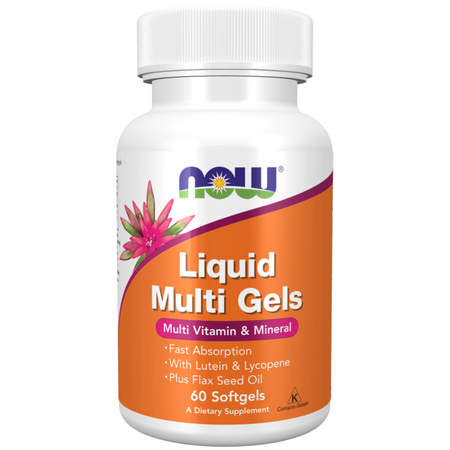 Now Foods Liquid Multi Gels 60 kapsúl