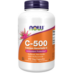 Now Foods Vitamin C-500 Calcium Ascorbate-C 250 kapsúl