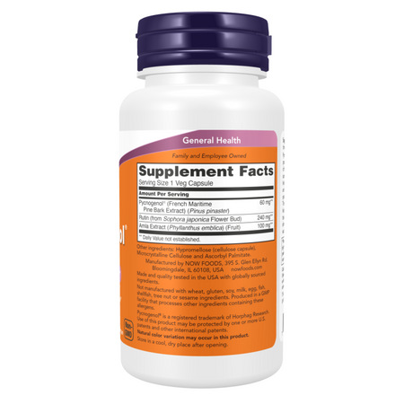 Now Foods Pycnogenol 60 mg 50 kapsúl