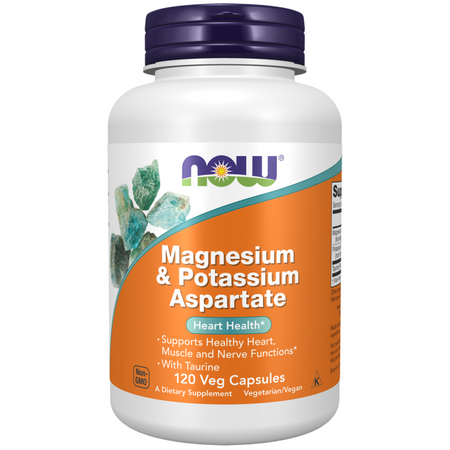 Now Foods Magnézium, Draslík a Taurin 120 kapsúl