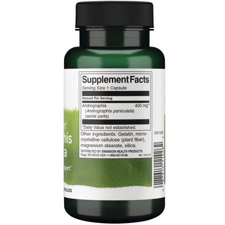 Swanson Full Spectrum Andrographis Paniculata 400 mg 60 kapsúl