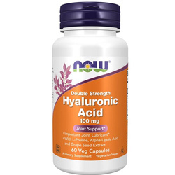 Now Foods Hyaluronic Acid 100 mg Double Strength 60 kapsúl