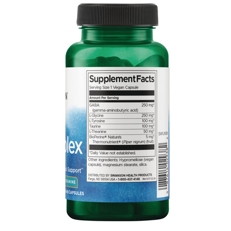 Swanson GABAplex with L-Tyrosine, L-Theanine 60 veg kapsúl