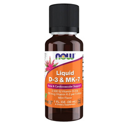 Now Foods Liquid D-3 a MK-7 30 ml kvapky
