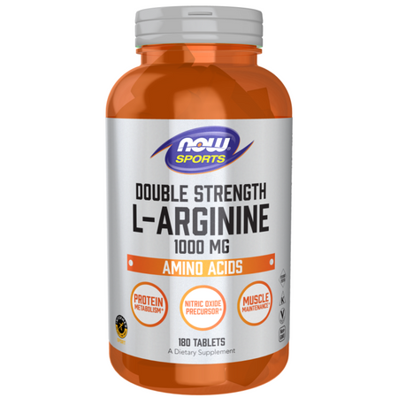 Now Foods L-Arginine 1000 mg Double Strength 180 tabliet