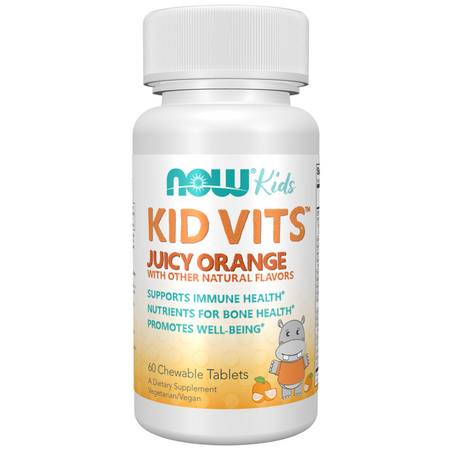 Now Foods Kid Vits Juicy Orange 60 tabliet