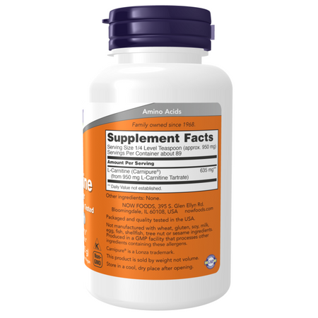 Now Foods L-Carnitine Pure Pudr 85 g
