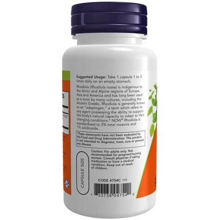 Now Foods Rhodiola 500 mg 120 kapsúl