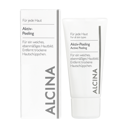 ALCINA For all skin types Active Peeling – pleťový peeling s kremelinovým granulátom, 50 ml