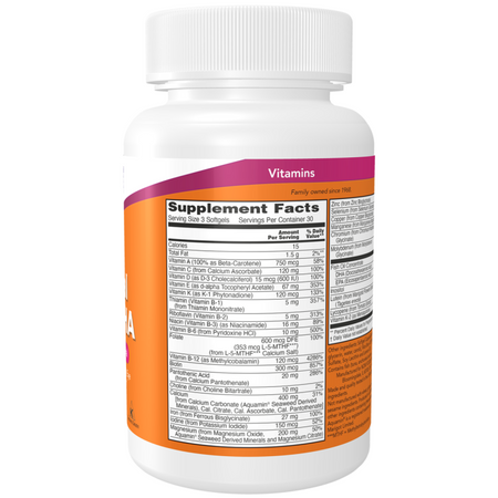Now Foods Prenatal Gels + DHA 90 kapsúl