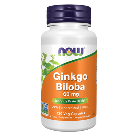 Now Foods Ginkgo Biloba 60 mg 120 kapsúl