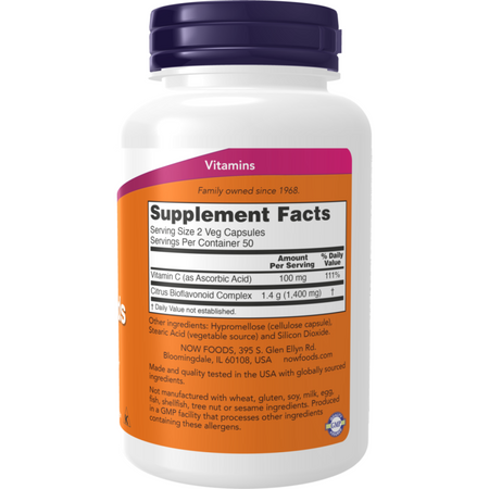 Now Foods Citrus Bioflavonoids 100 kapsúl