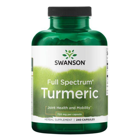 Swanson Full Spectrum Turmeric 720 mg 240 kapsúl