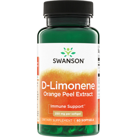 Swanson  D-Limonene Orange Peel Extract 250 mg 60 softgels