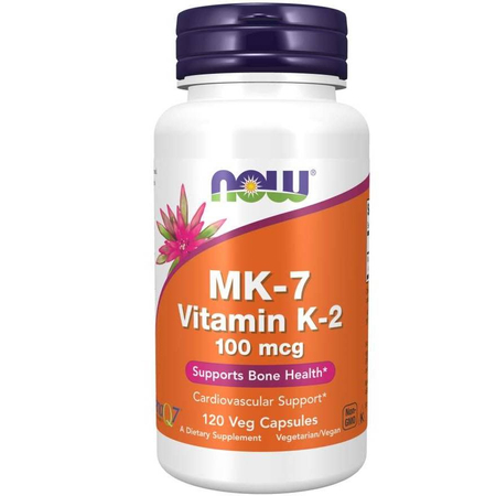 Now Foods MK-7 Vitamin K-2 100 mcg 120 veg kapsúl