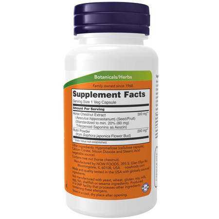 Now Foods Horse Chestnut Extract 300 mg 90 kapsúl