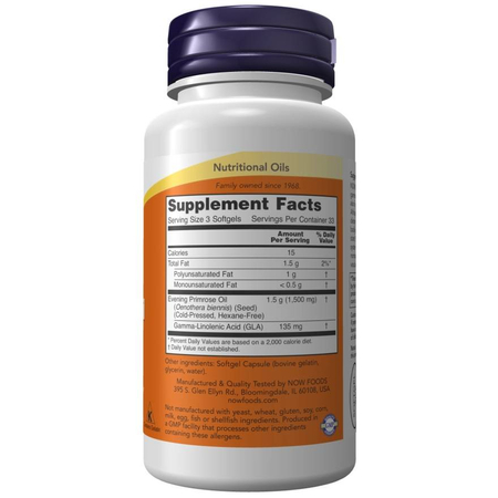Now Foods Evening Primrose Oil 500 mg 100 kapsúl