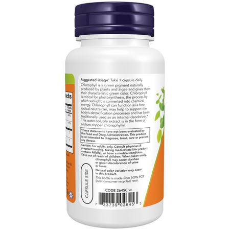 Now Foods Chlorofyl 100 mg 90 veg kapsúl