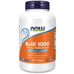 Now Foods Krill 1000, Double Strength 1000 mg 120 kapsúl