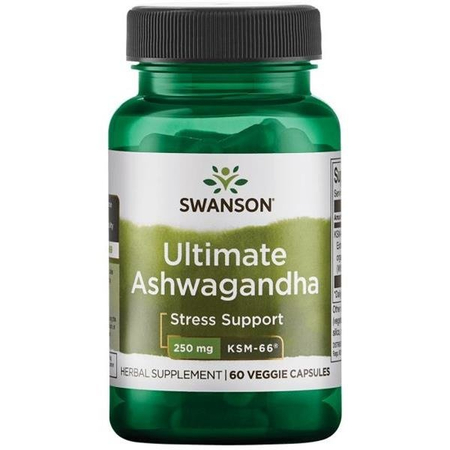 Swanson Ashwagandha KSM-66 250 mg 60 kapsúl