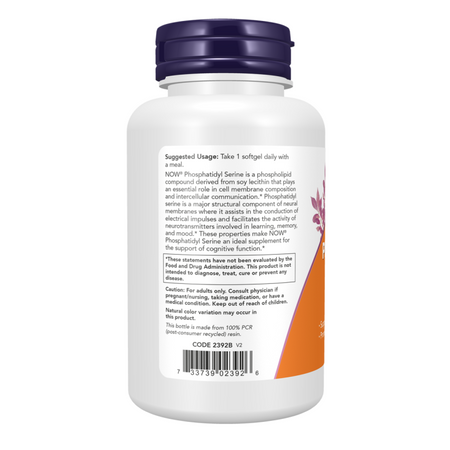 Now Foods Fosfatidylserin 300 mg Extra Strength 50 kapsúl