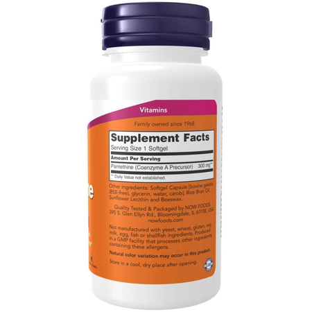 Now Foods Pantethine 300 mg 60 kapsúl