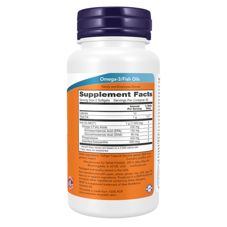 Now Foods Krill Oil 500 mg 120 kapsúl