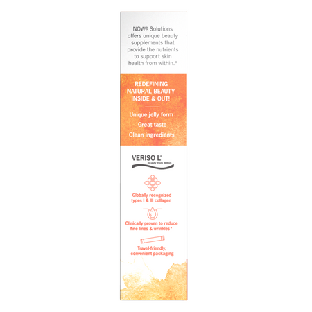 Now Foods Collagen Jelly Beauty Complex Sweet Orange 10 Jelly Sticks
