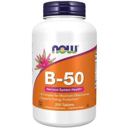 Now Foods Vitamin B-50 Complex 250 tabliet