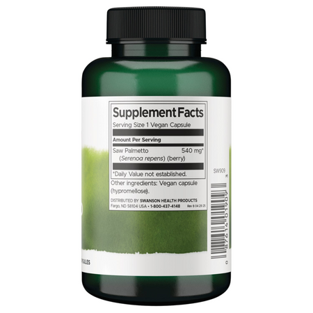 Swanson Saw Palmetto 540 mg 100 kapslí