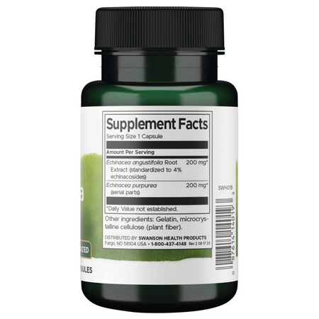 Swanson Echinacea Extract 60 kapsúl