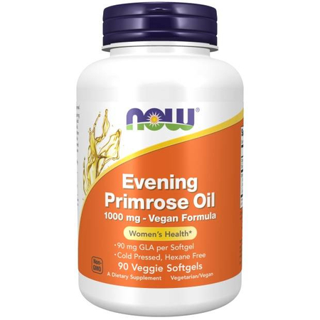 Now Foods Evening Primrose Oil 1000 mg Vegan Formula 90 kapsúl