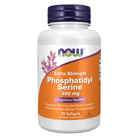 Now Foods Fosfatidylserin 300 mg Extra Strength 50 kapsúl