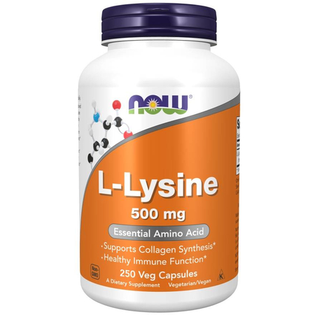 Now Foods L-Lysine 500 mg 250 veg kapsúl