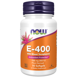 Now Foods Vitamin E-400 (D-alfa-tokoferol) 50 kapsúl