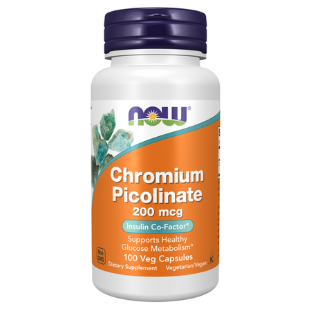 Now Foods Chromium Picolinate 200 mcg 100 kapsúl